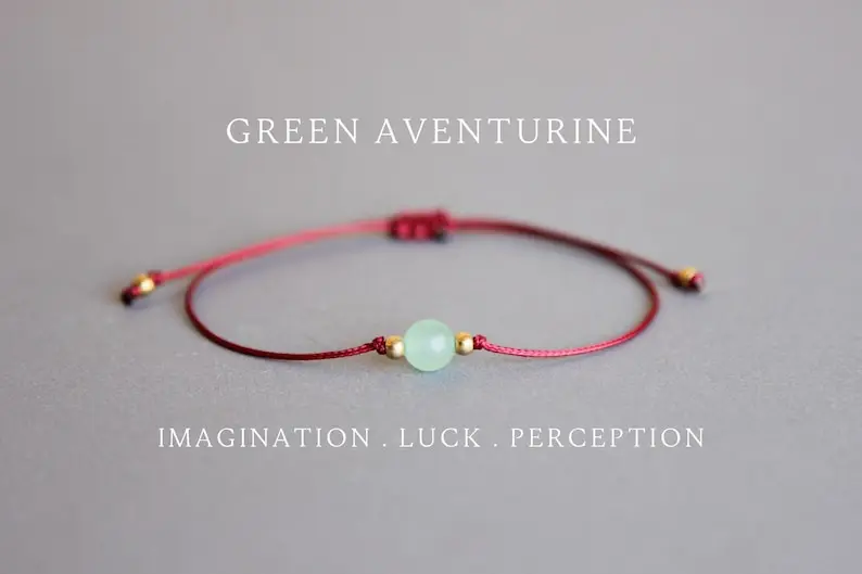 Coordinates Bracelet - Yeşil Aventurin Kristal İyimserlik Sevinç İyi