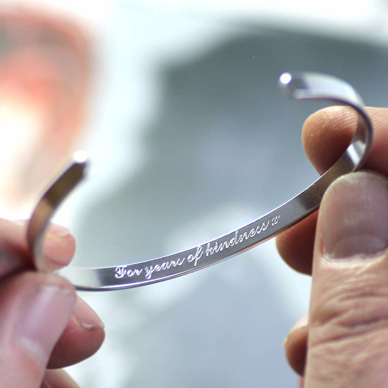 Coordinates Bracelet - Vnox Dropshipping özelleştirilmiş temel klasik bileklik