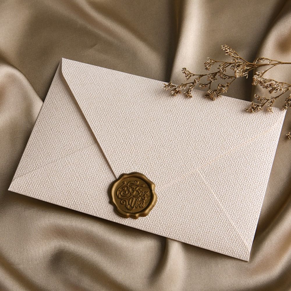 Wax Seal Letter Kit - 10 adet keten doku Retro zarf