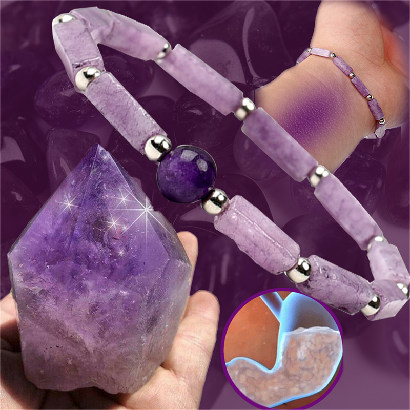 Coordinates Bracelet - 1 adet ametist vücut-arındırmak zayıflama bilezik