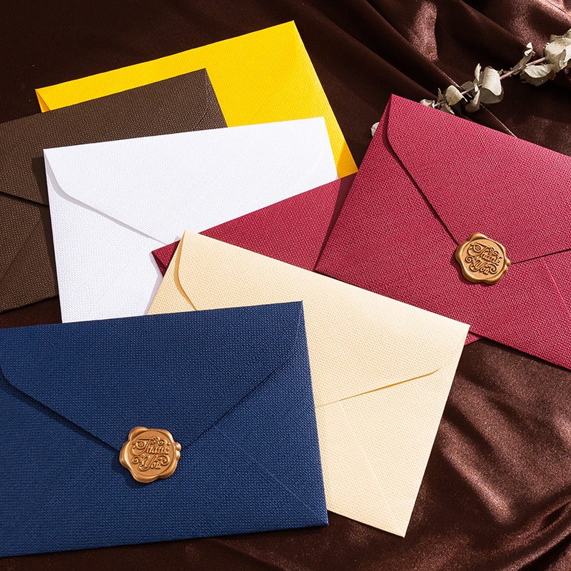 Wax Seal Letter Kit - 5 adet Retro keten desen zarf