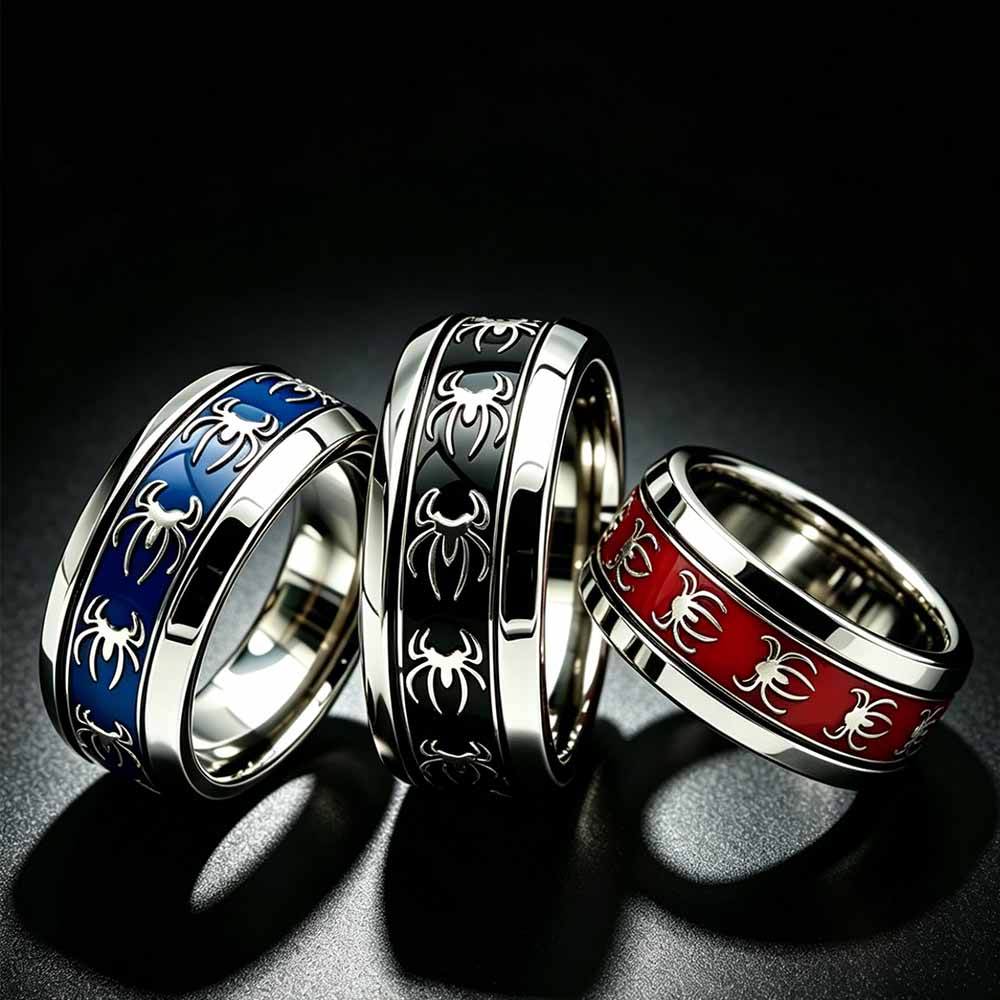 Yeni Vintage Punk Örümcek Yüzü - Initial Ring Custom incelemesi ve fiyatı