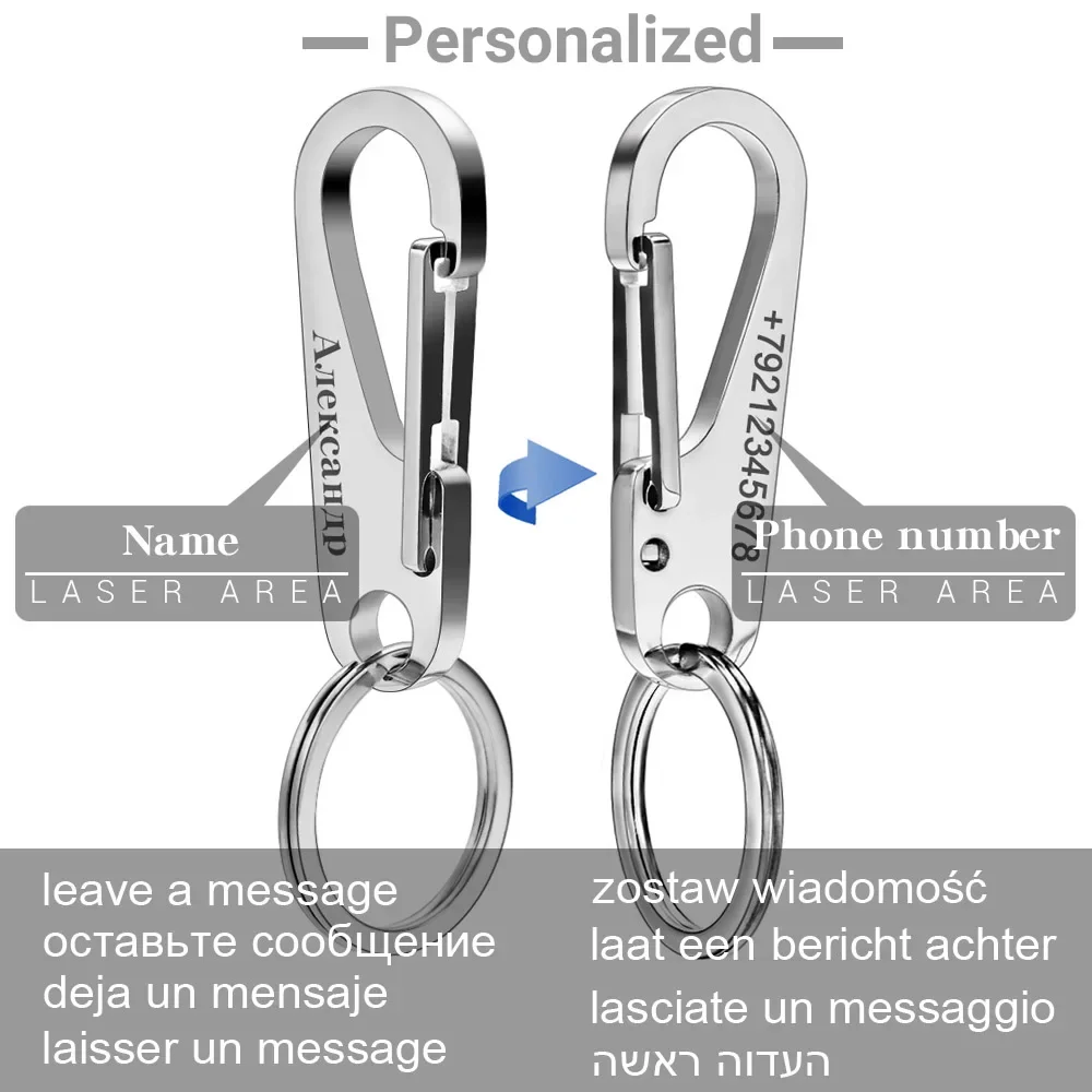 304 Paslanmaz Çelik Anahtarlık - Initial Ring Custom incelemesi ve fiyatı
