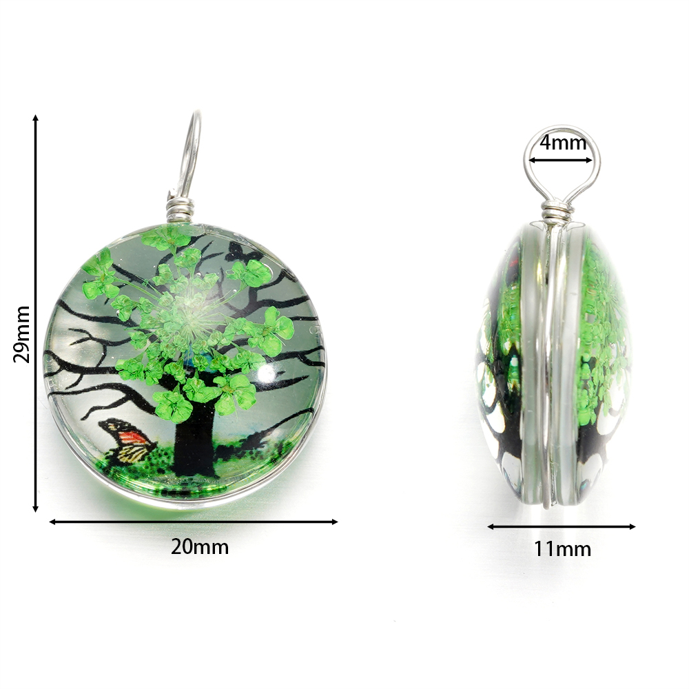 5 adet/grup 20x29mm takı krist - Birth Flower Necklace incelemesi ve fiyatı