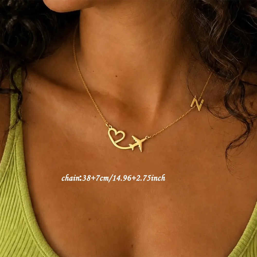 Kişiselleştirilmiş Kalp Uçak İ - Name Necklace Custom incelemesi ve fiyatı
