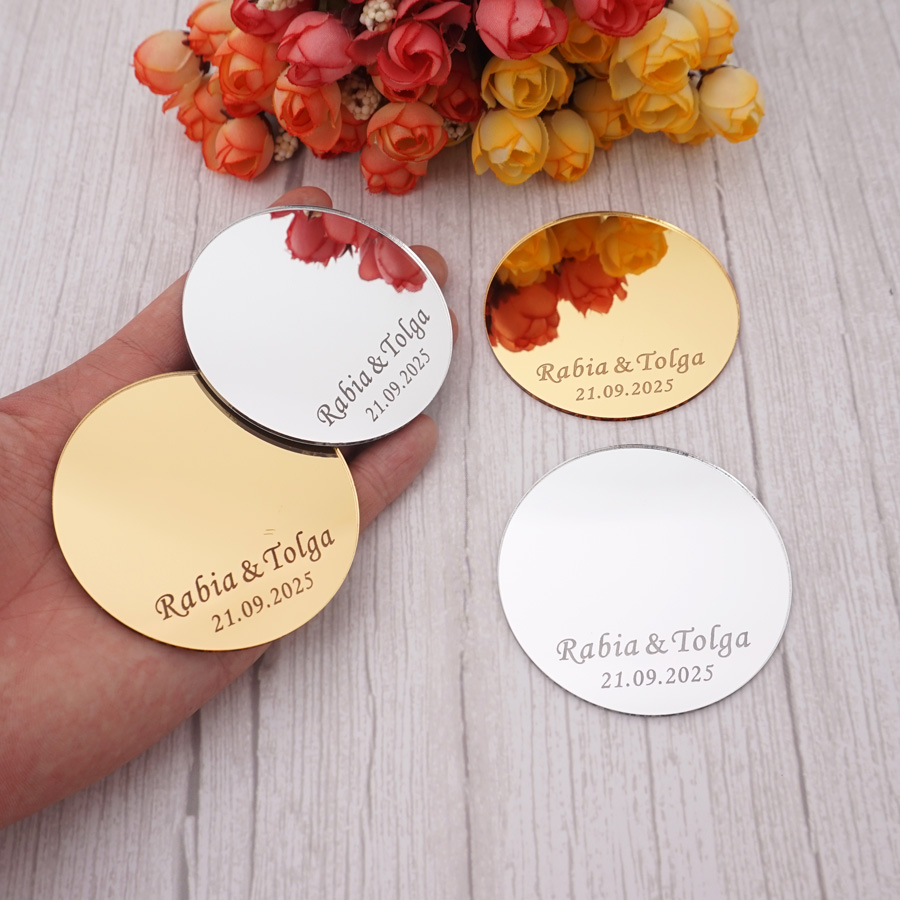 12 adet Kişiselleştirilmiş Düğ - Personalised Candle Label incelemesi ve fiyatı