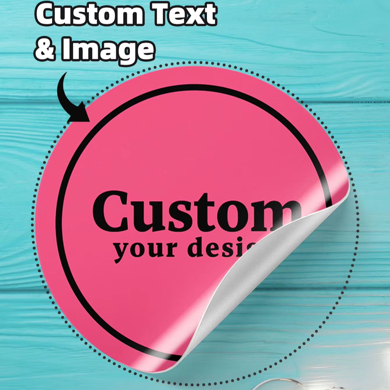 1-180 adet özel yuvarlak su ge - Personalised Candle Label incelemesi ve fiyatı