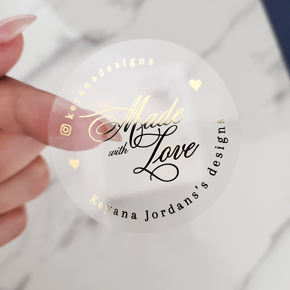 Özel 50 adet Yuvarlak Altın Fo - Personalised Candle Label incelemesi ve fiyatı