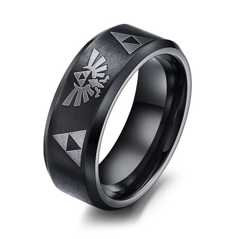 Moda Anime Triforce Üçgen Band - Initial Ring Custom incelemesi ve fiyatı