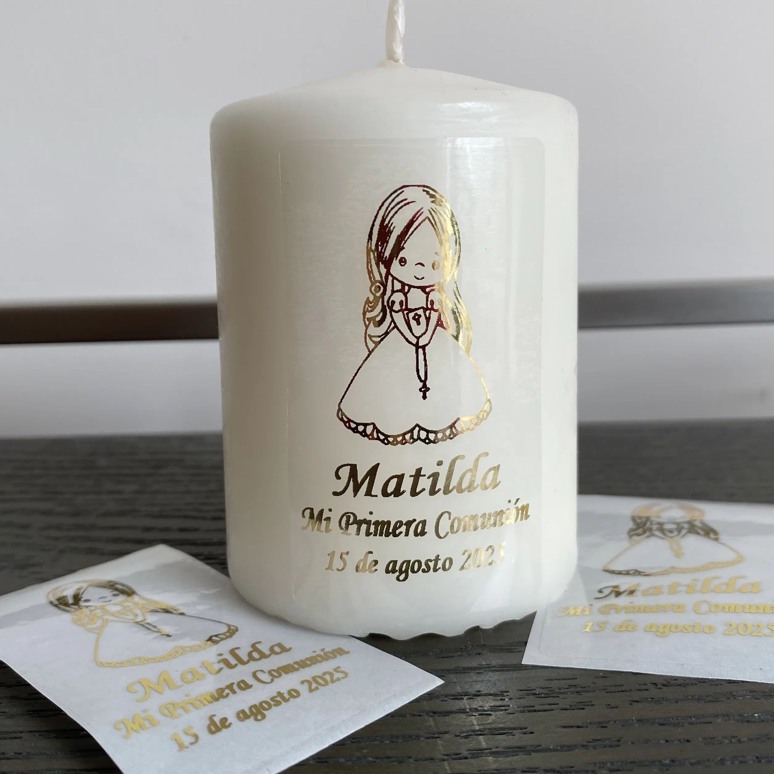 Kızlar Mi Primera Comunion Kiş - Personalised Candle Label incelemesi ve fiyatı