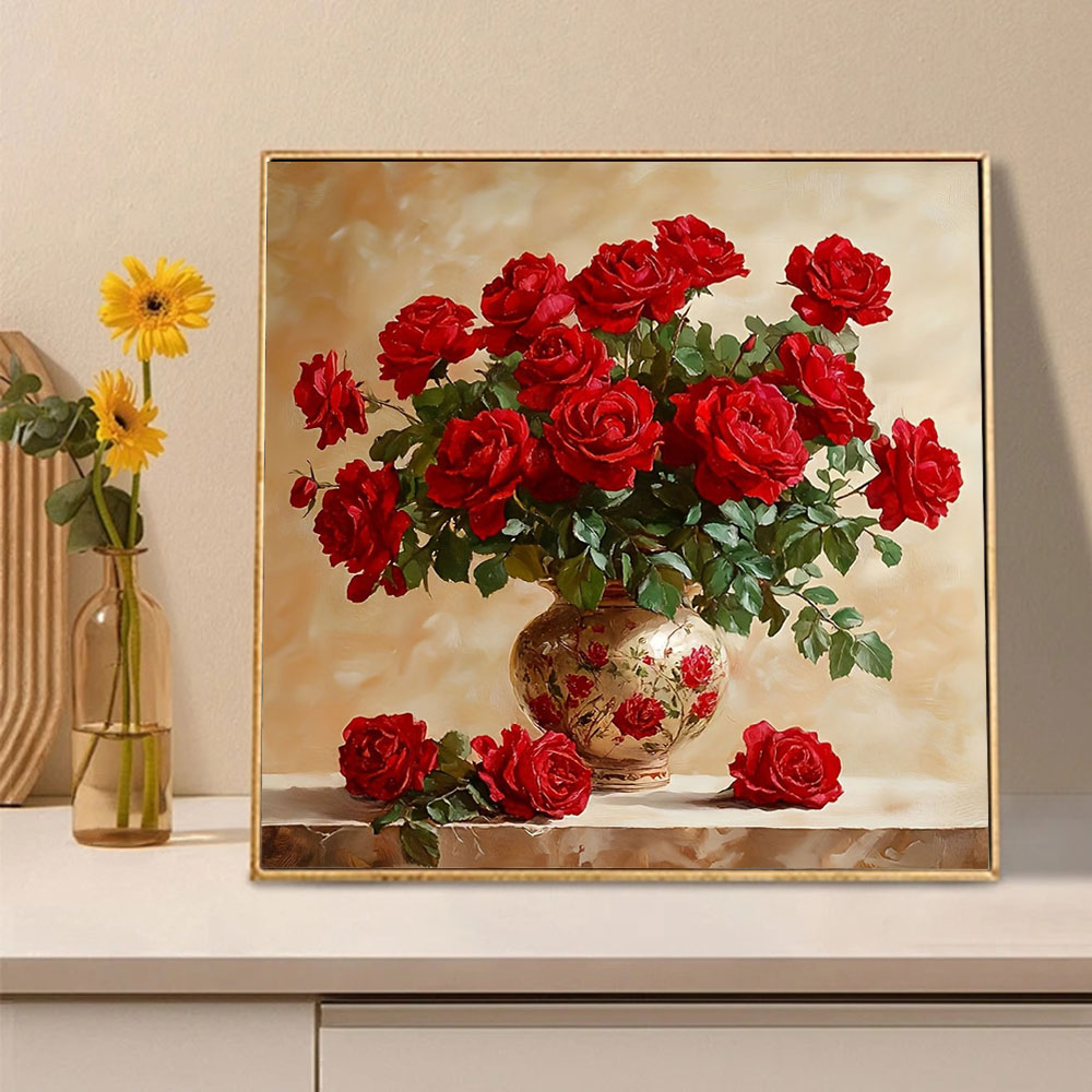 Gül Elmas Boyama Tam Kare Yuva - Photo Mosaic Print incelemesi ve fiyatı