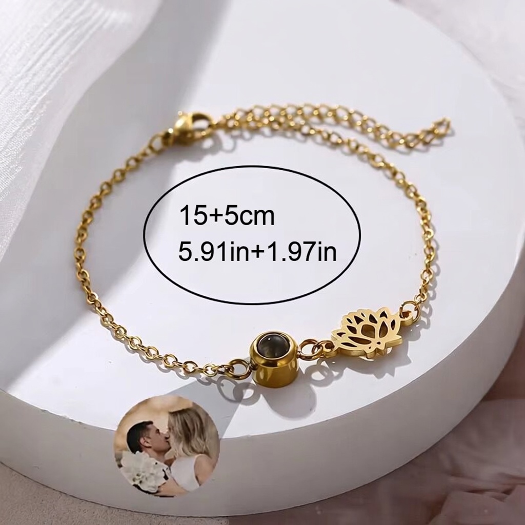 Kişiye Özel Fotoğraf Bilekliği - Birth Flower Necklace incelemesi ve fiyatı