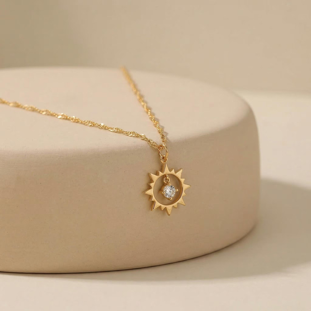 Özel Tasarım Vintage Güneş Kol - Birth Flower Necklace incelemesi ve fiyatı