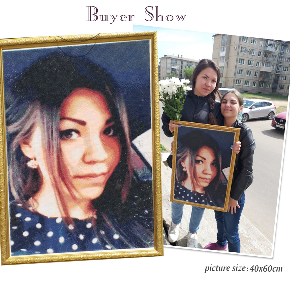 HUACAN Tam Kitleri Elmas Boyam - Photo Mosaic Print incelemesi ve fiyatı