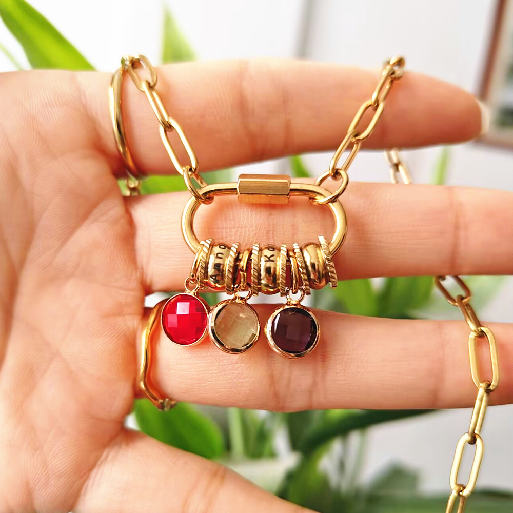 Özel Karabina Adı Charm Kolye  - Birth Flower Necklace incelemesi ve fiyatı