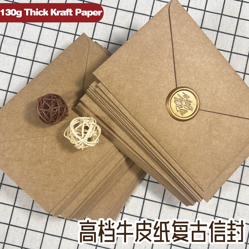 50 adet Kraft Kahverengi Kağıt - Wax Seal Letter Kit incelemesi ve fiyatı